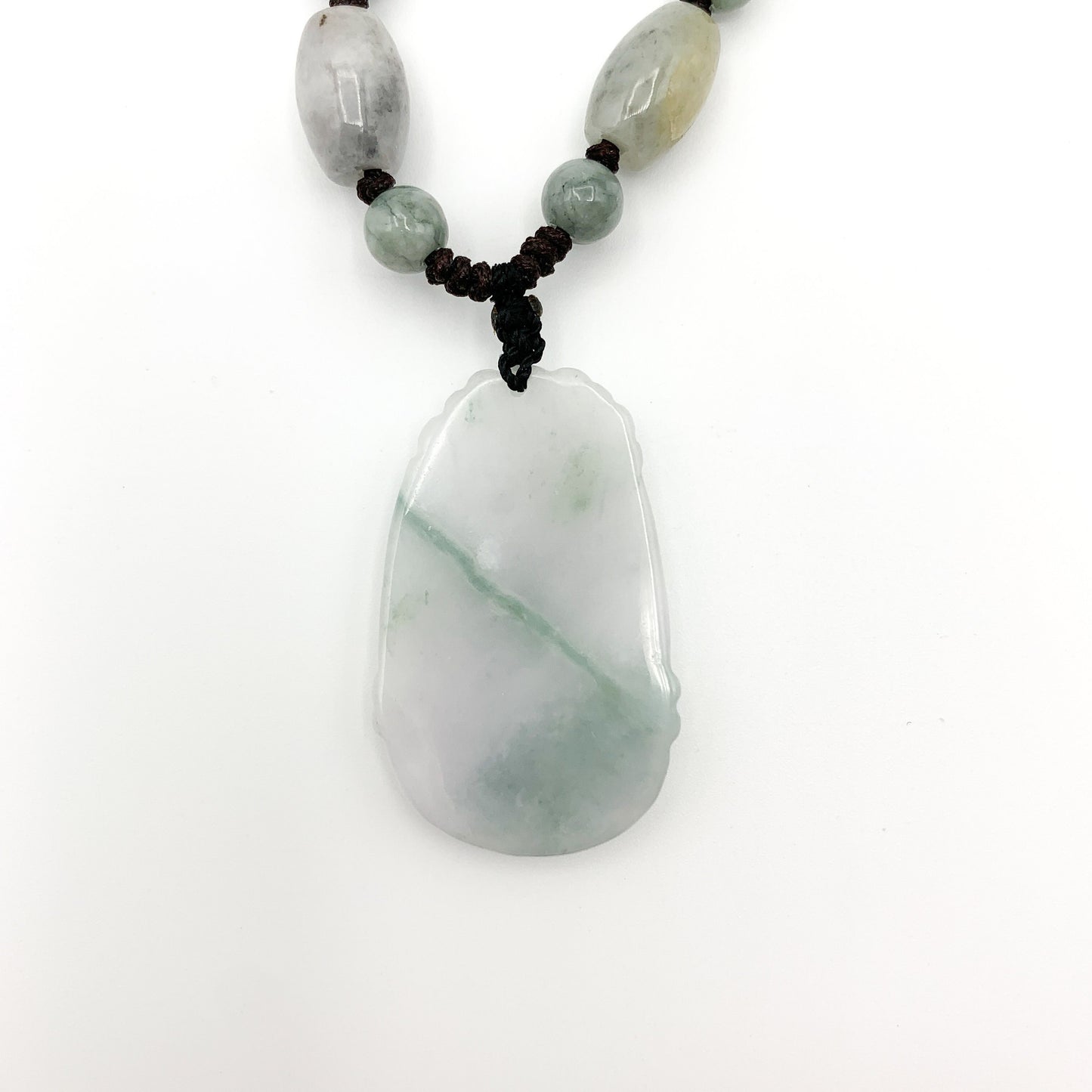 Jadeite Jade Rooster Chicken Chinese Zodiac Carved Rustic Pendant Necklace, YW-0321-1645917332 - AriaDesignCollection