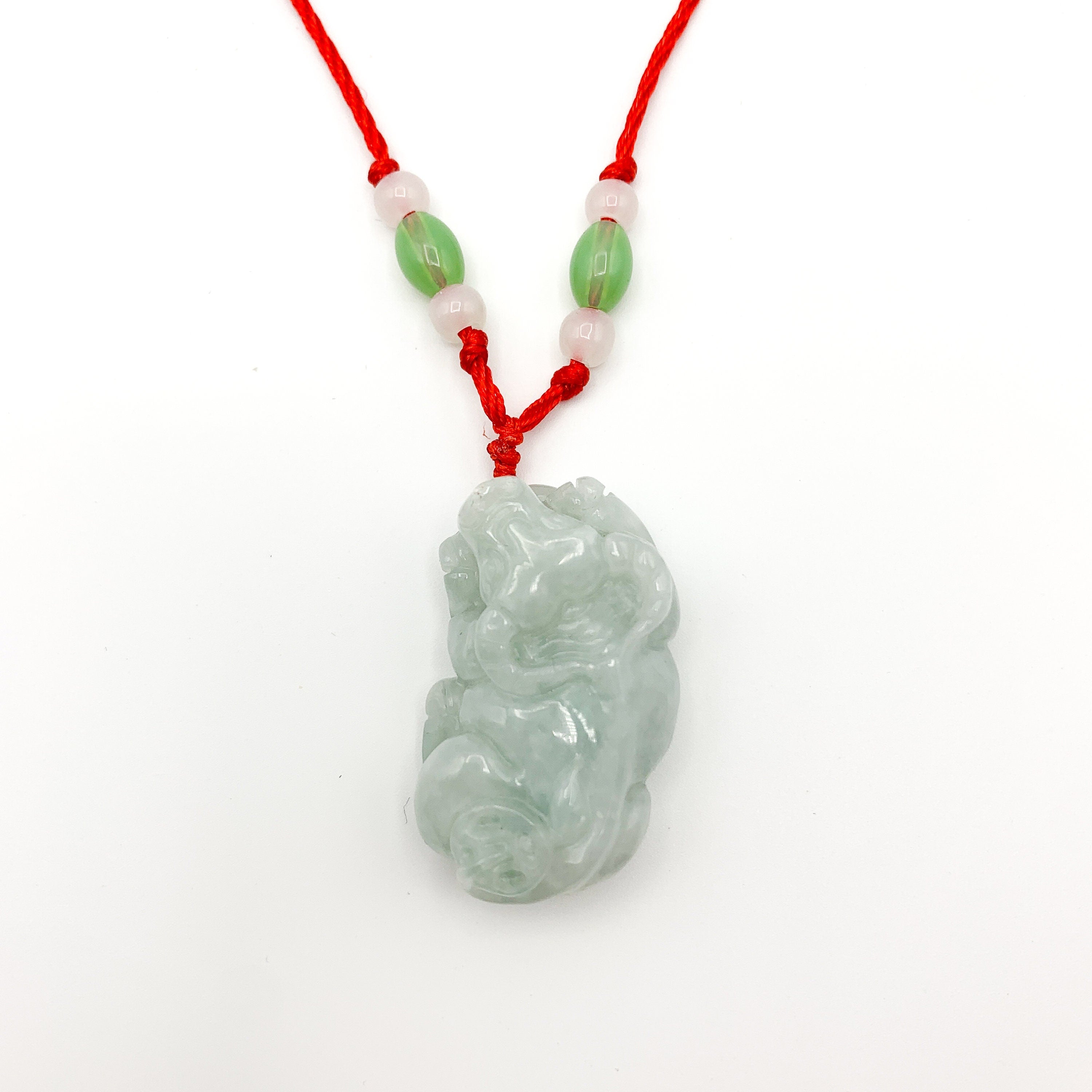 Jade clearance ox pendant