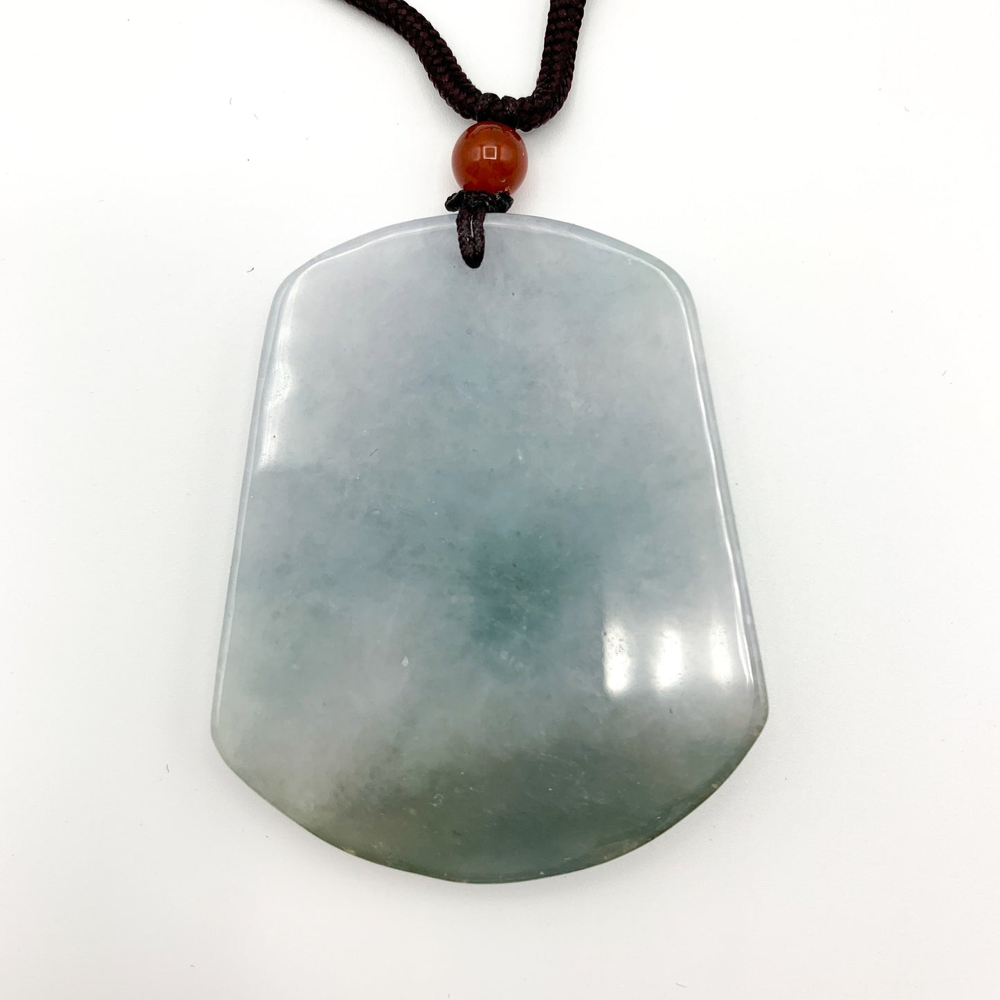Jadeite Jade Landscape Mountain Forest River Scenery Hand Carved Pendant Necklace, YJ-0321-0468572 - AriaDesignCollection