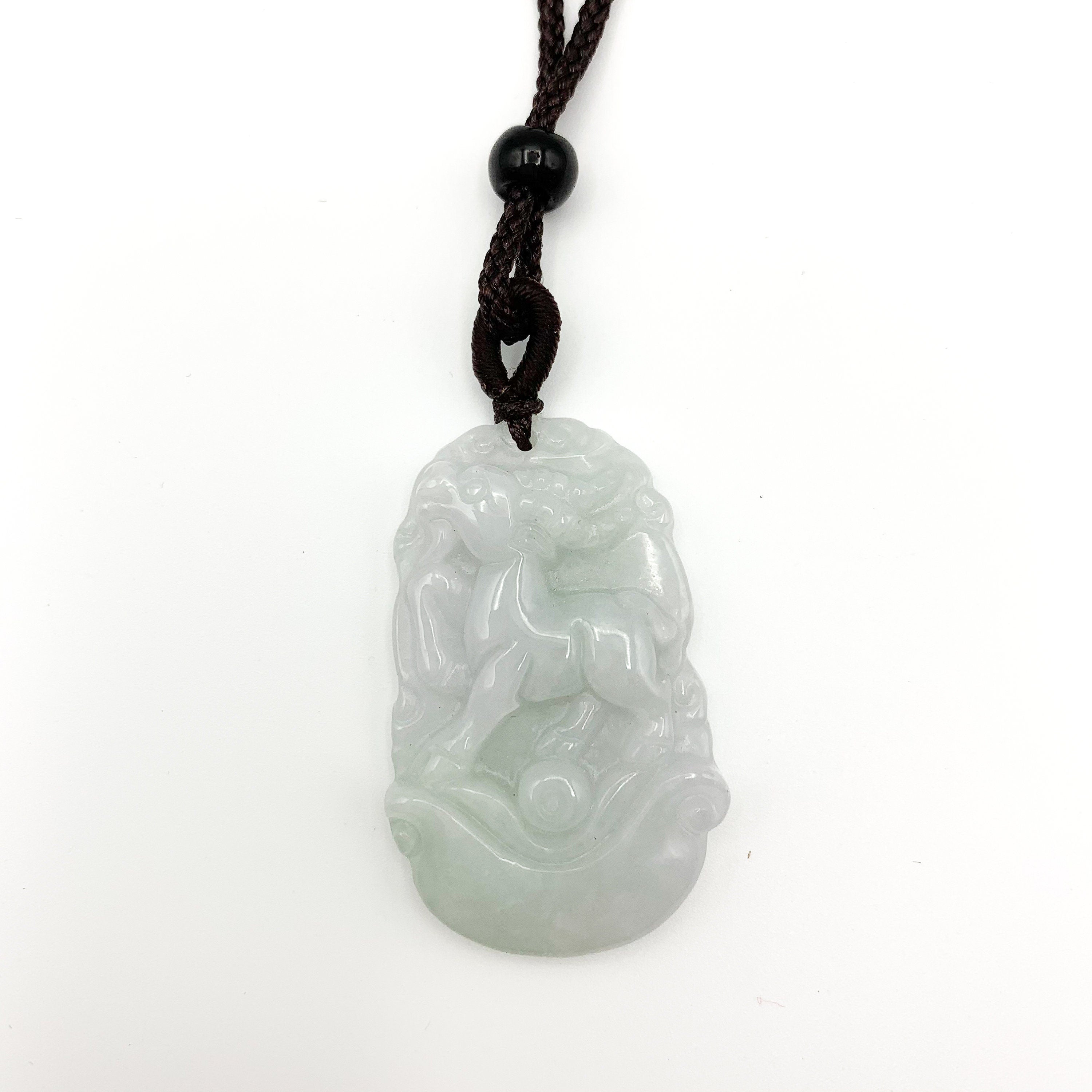 Jade zodiac deals pendant