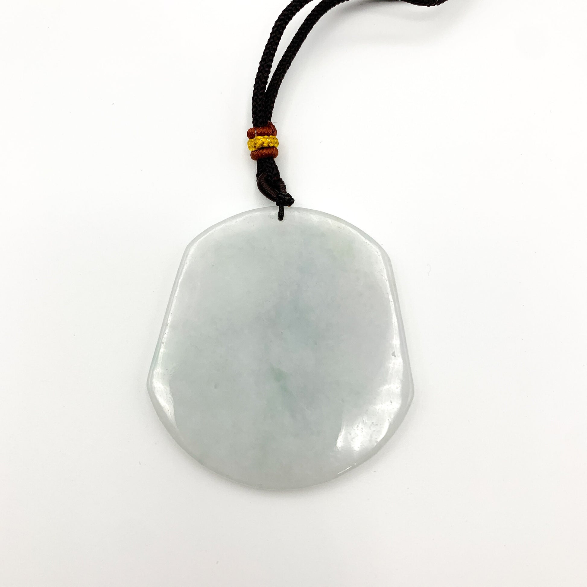 Jadeite Jade Sheep Goat Ram Chinese Zodiac Carved Pendant Necklace, YJ-0321-0466115 - AriaDesignCollection