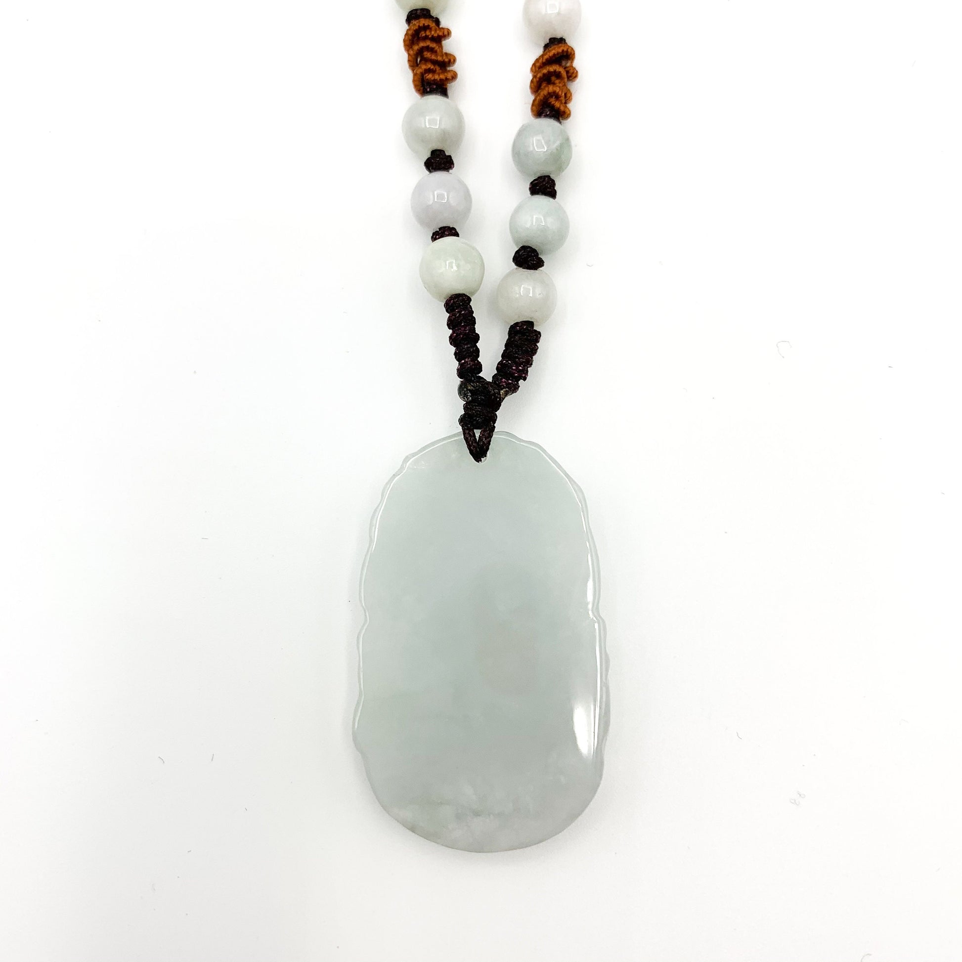 Jadeite Jade Rat Mouse Chinese Zodiac Carved Pendant Necklace, YJ-0321-0462573-1 - AriaDesignCollection