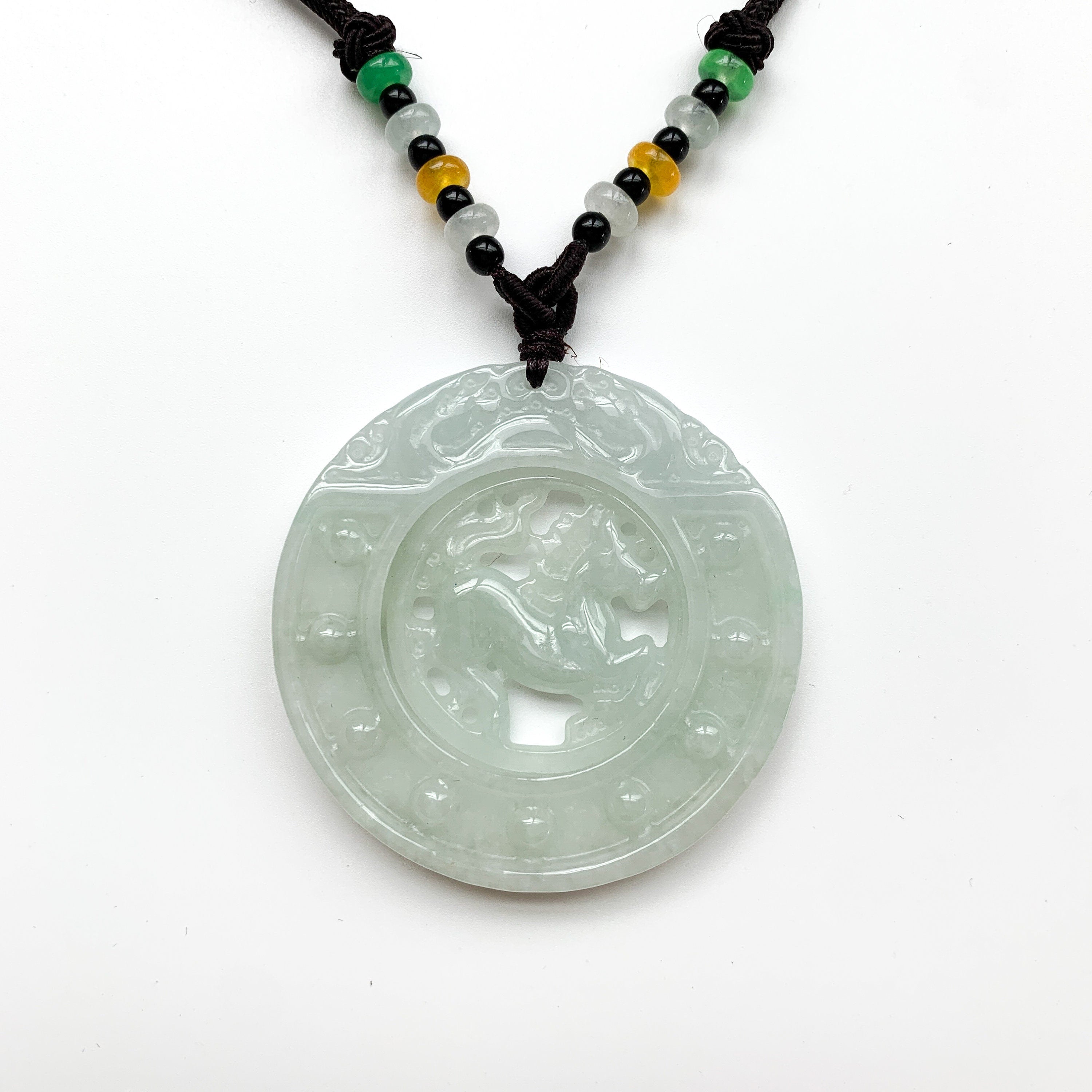 Jade deals horse pendant