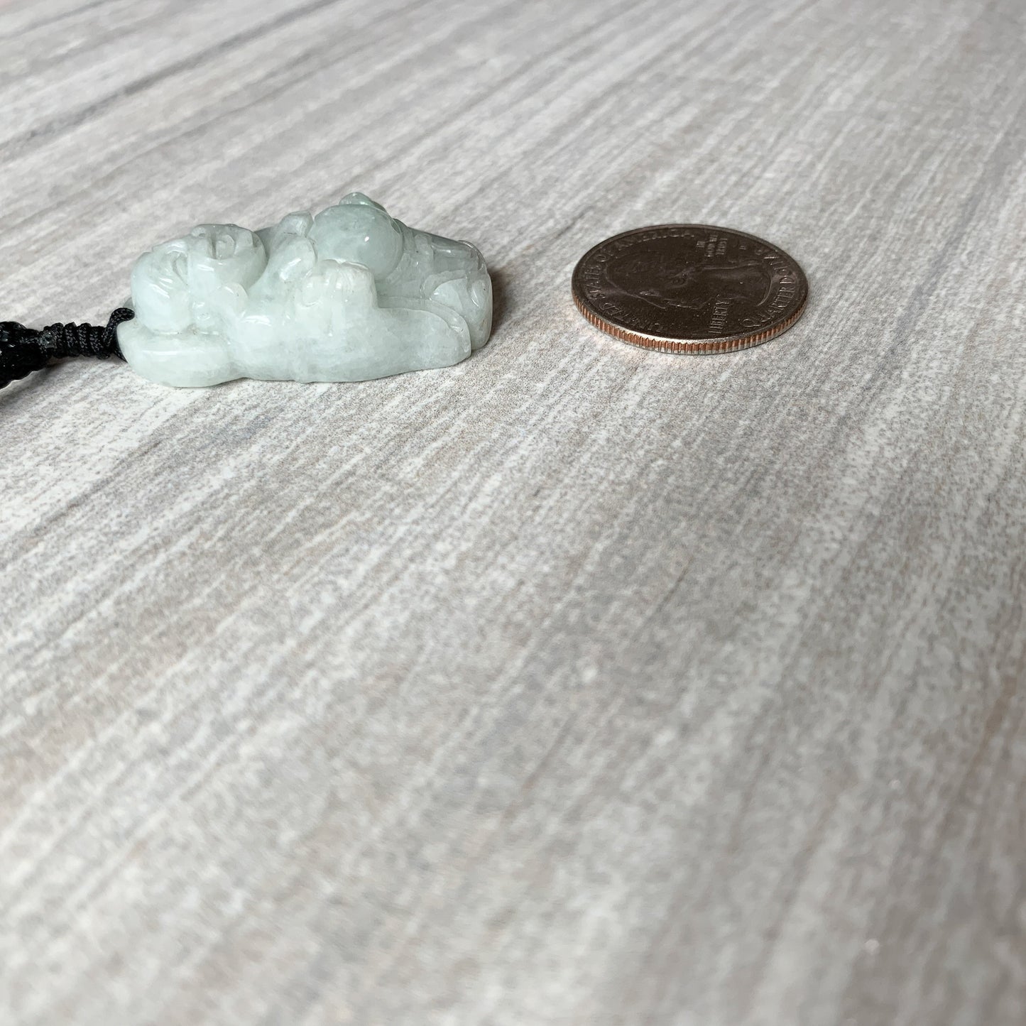 Jadeite Jade Buddha Carved Pendant, YW-0110-1647037235 - AriaDesignCollection