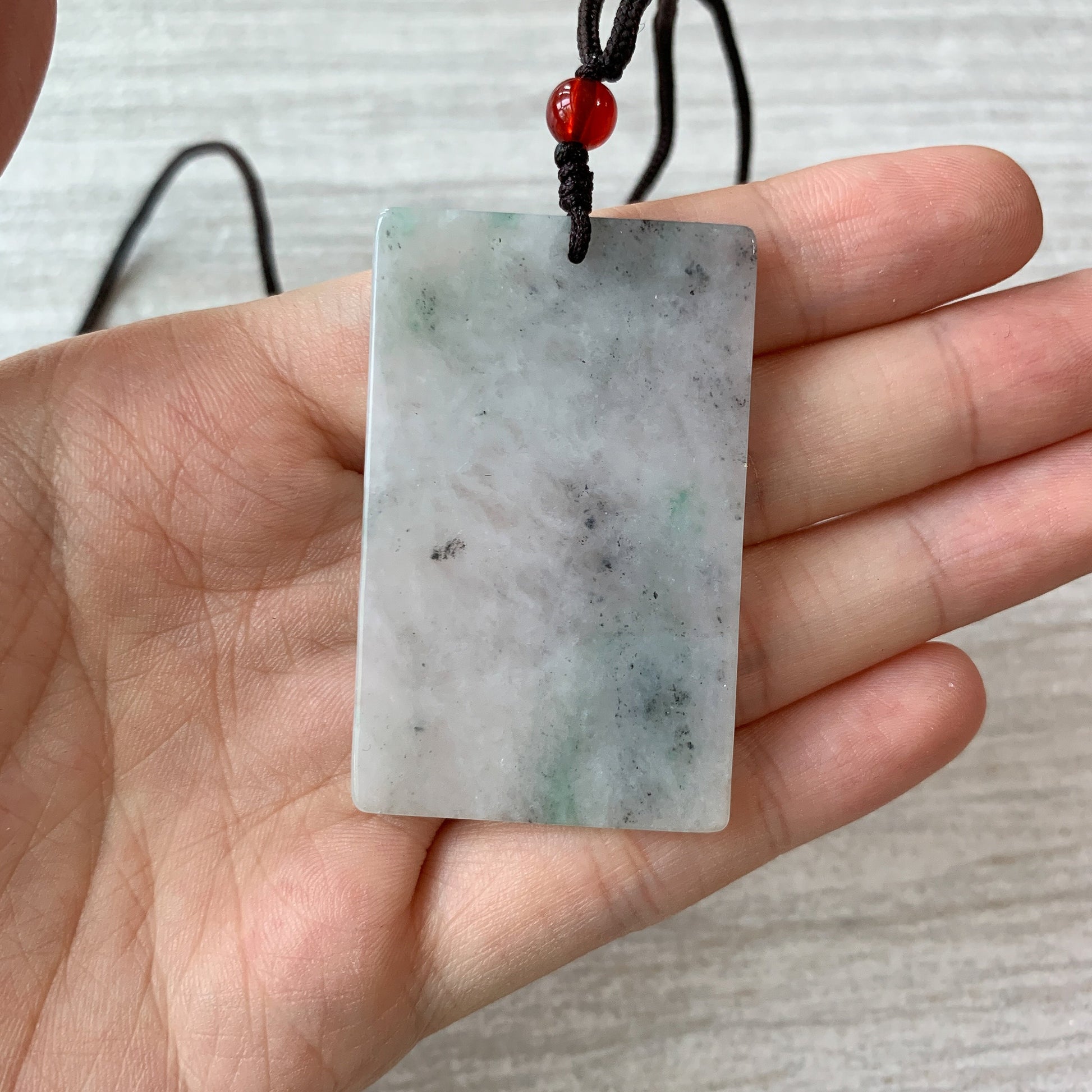 Jade Jadeite Hand Carved Pendant Necklace, YJ-0321-0332122 - AriaDesignCollection