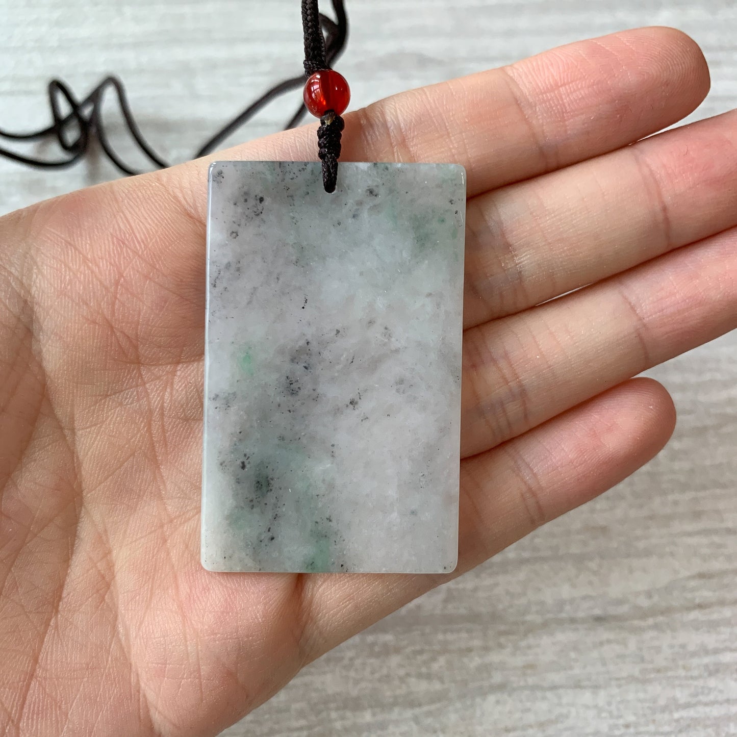 Jade Jadeite Hand Carved Pendant Necklace, YJ-0321-0332122 - AriaDesignCollection