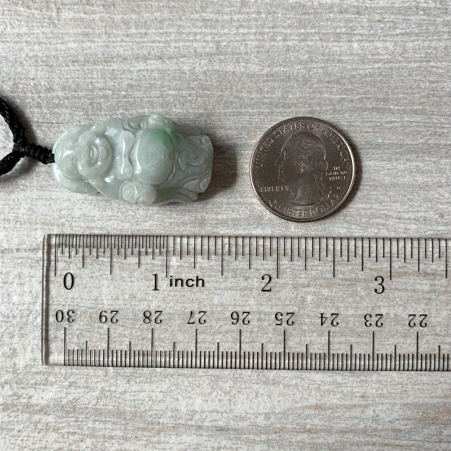 Jadeite Jade Buddha Carved Pendant, YW-0110-1647037235 - AriaDesignCollection