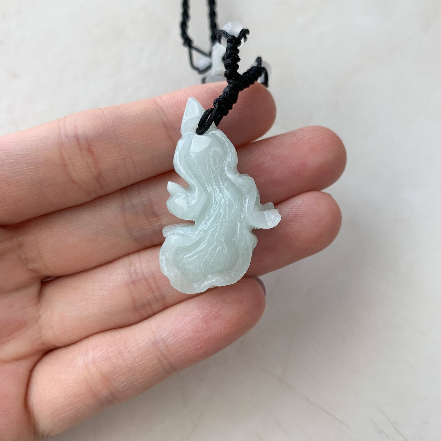 Jadeite Jade Cabbage Wealth and Prosperity Necklace, YW-0110-1646516034 - AriaDesignCollection