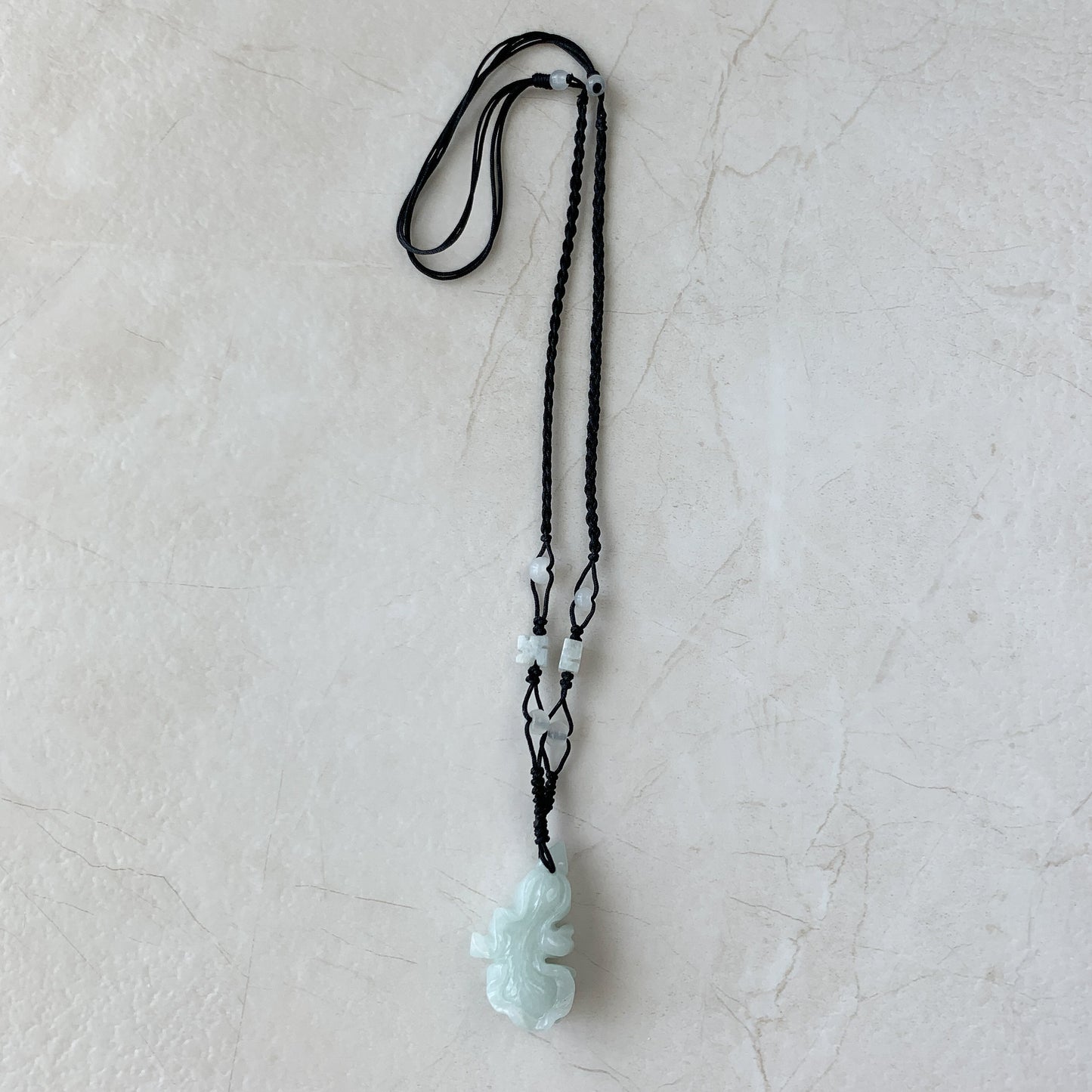 Jadeite Jade Cabbage Wealth and Prosperity Necklace, YW-0110-1646516034 - AriaDesignCollection