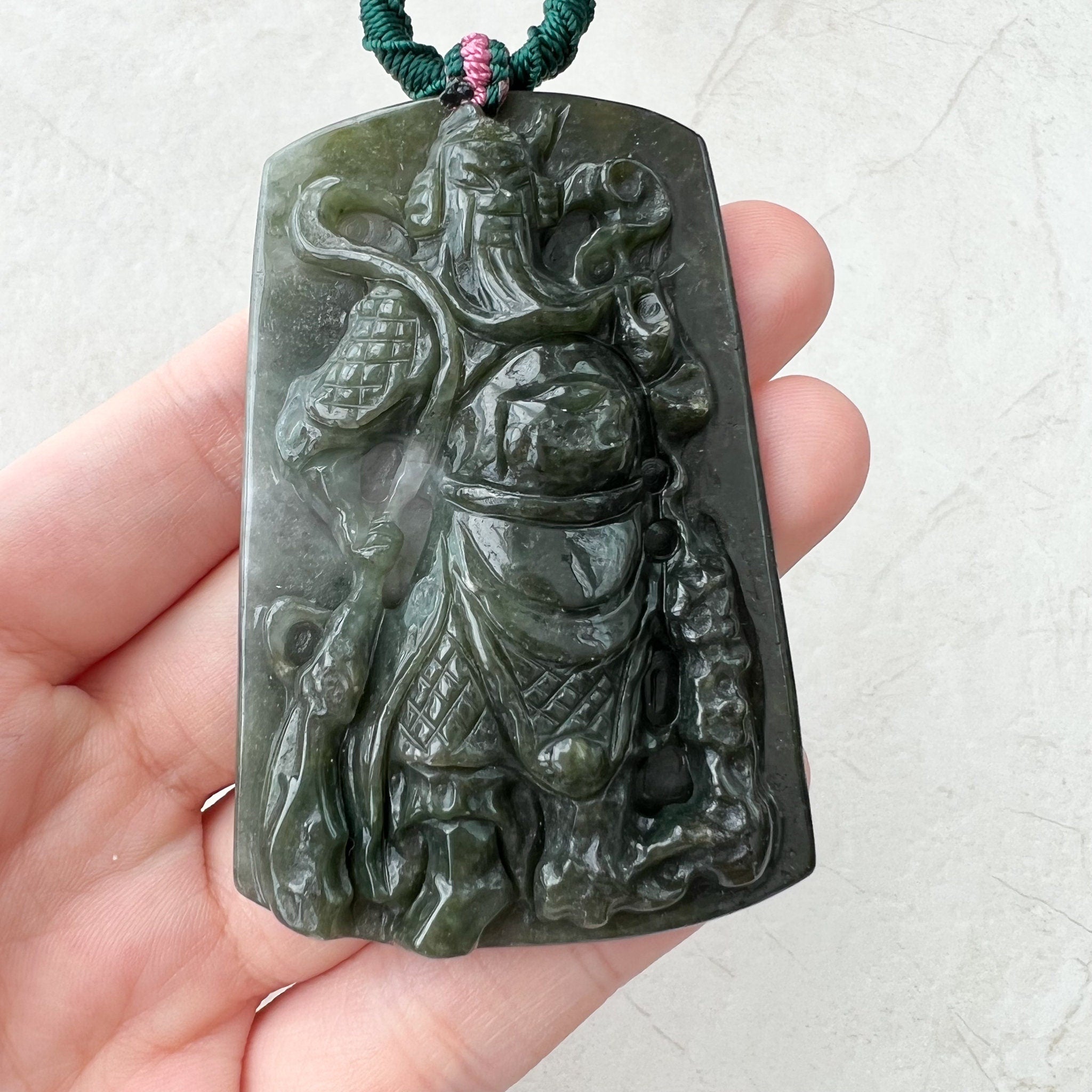 Guan yu deals jade pendant