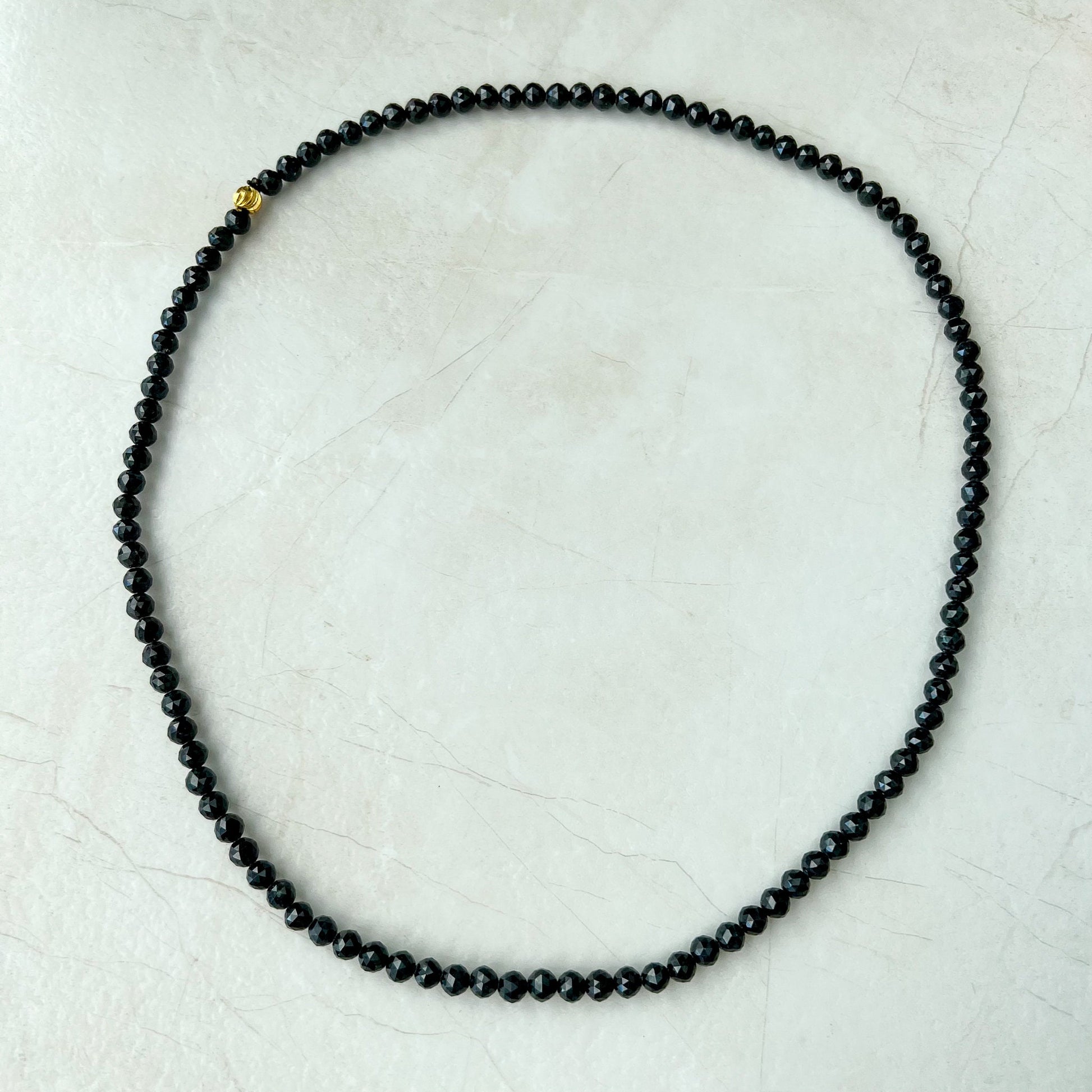 6.5 mm 108 Black Jadeite Jade Diamond Cut Mala Prayer Beads Necklace Bracelet, Omphacite Jade, FCSG-1221-1667769423 - AriaDesignCollection