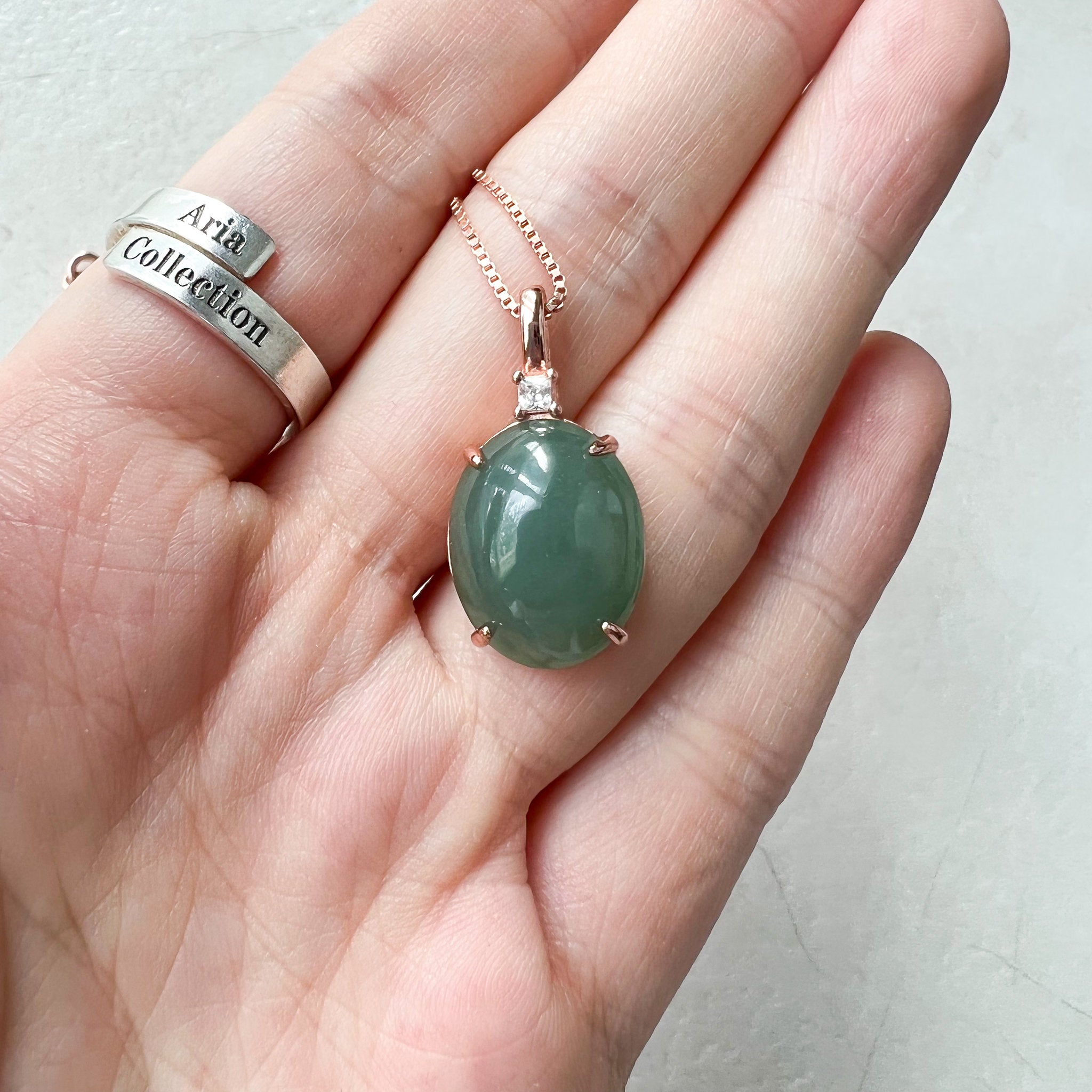 Green Jade Pendant - Abundance and Opportunity - Minera Emporium Crystal &  Mineral Shop