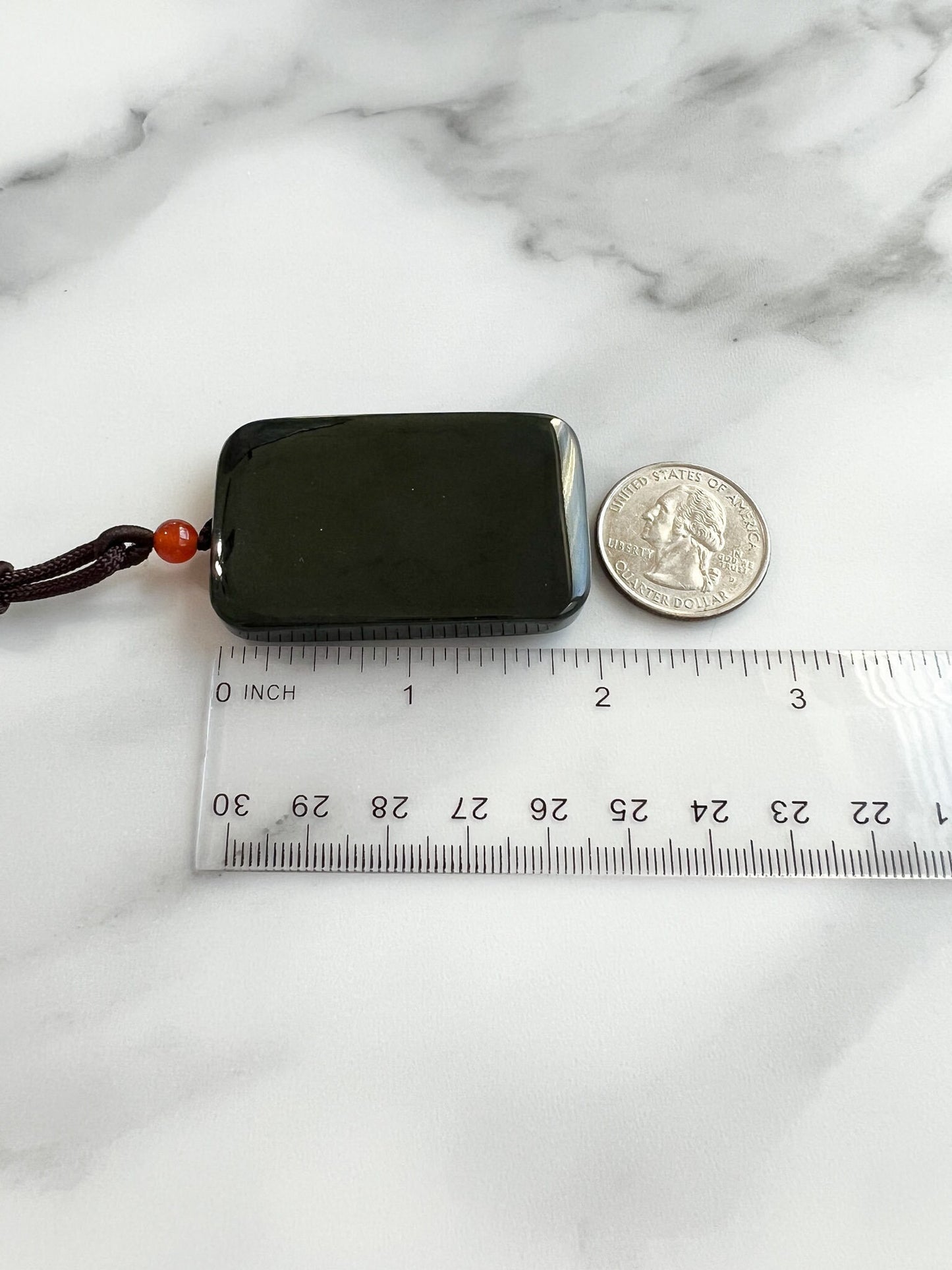 Black Nephrite Jade Pendant, RM-1121-1676406200