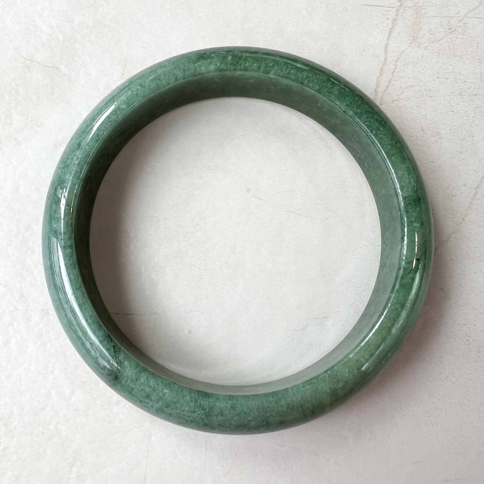 Natural Grade A Jadeite Jade Bangle from Burma/Myanmar