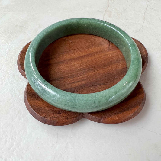 Natural Grade A Jadeite Jade Bangle from Burma/Myanmar