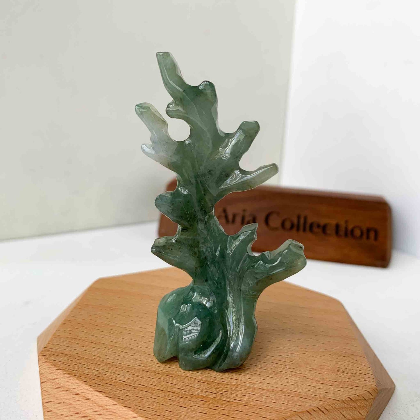 Balanced Jadeite Jade Eagle Forest Figurine Hand Carved Jade, YJ-1221-0291193