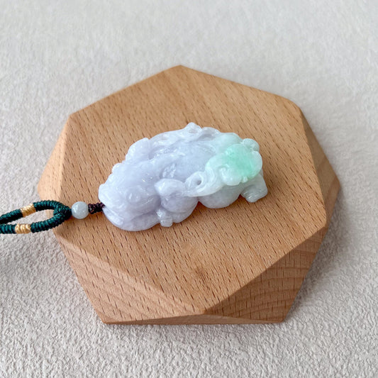 Jadeite Jade, Dragon Pixiu Pi Xiu, , Dragon Chinese Carved Pendant, YGR-0323-1708206337