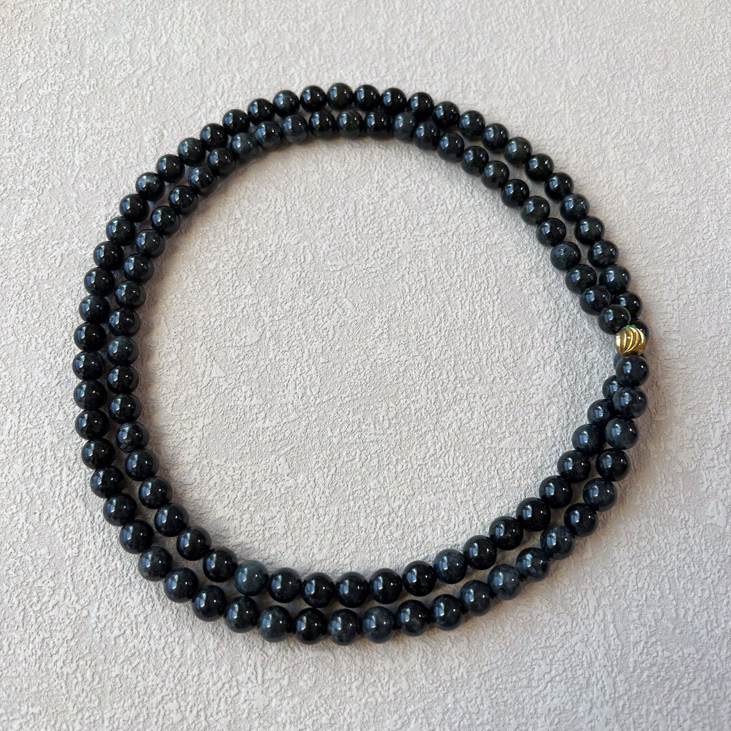 8 mm 108 Black Jadeite Jade Mala Prayer Beads Necklace Bracelet, FCSG-1221-1707069617